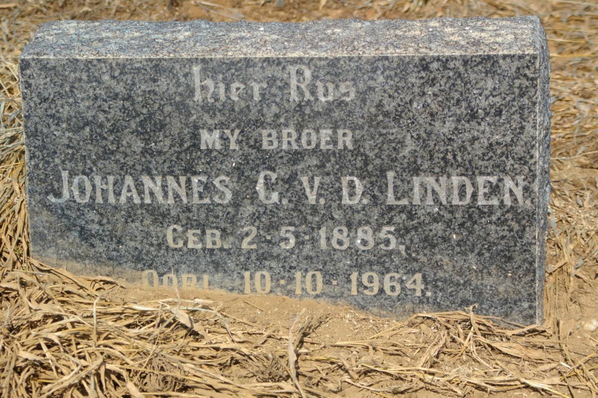 LINDEN Johannes G., v.d. 1885-1964