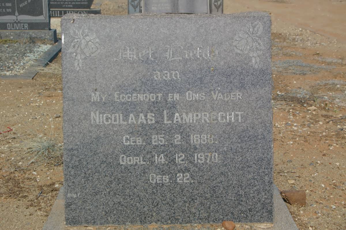 LAMPRECHT Nicolaas 1888-1970
