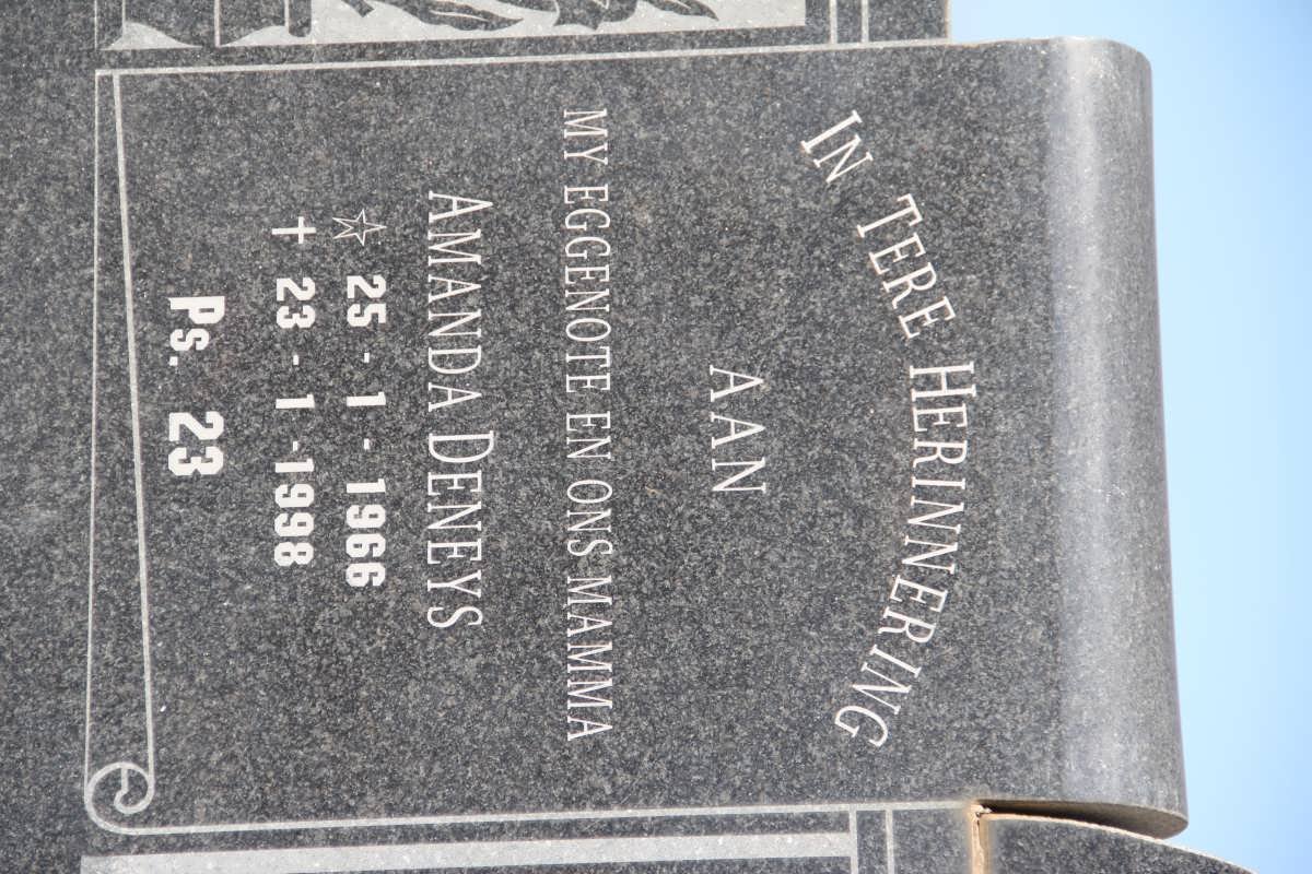LOMBAARD Christiaan J. 1940-1971 &amp; Amanda Deneys 1966-1998