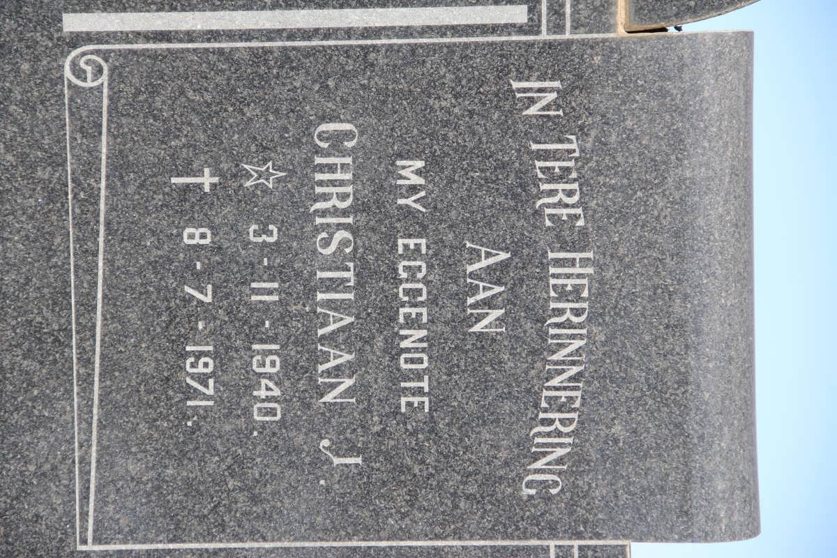 LOMBAARD Christiaan J. 1940-1971 &amp; Amanda Deneys 1966-1998