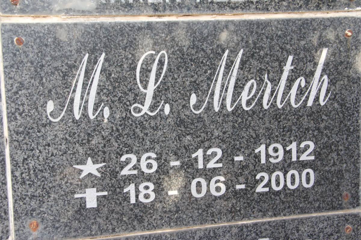 MERTCH M.L. 1912-2000