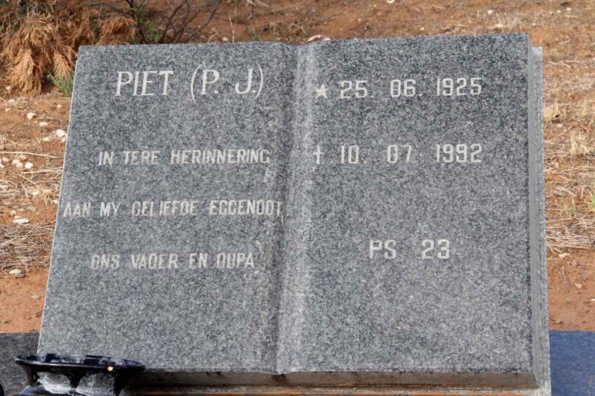 MAREE P.J. 1925-1992