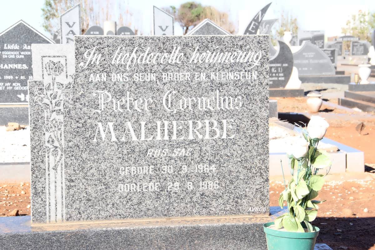 MALHERBE Pieter Carolus 1964-1986