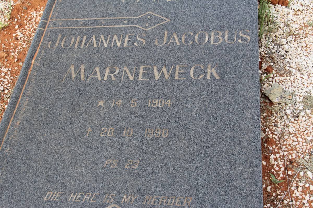 MARNEWECK Johannes Jacobus 1904-1990