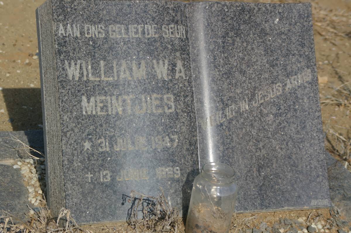 MEINTJIES William W.A. 1947-1969
