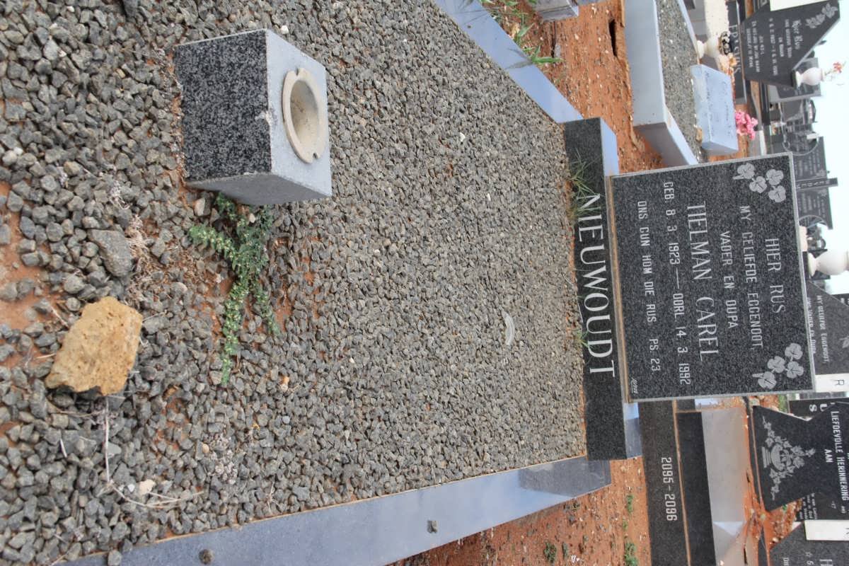 NIEUWOUDT Tielman Carel 1923-1992