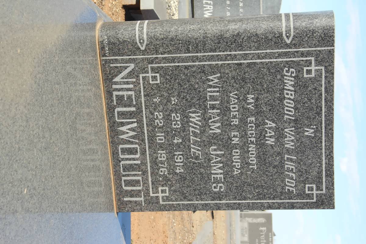 NIEUWOUDT William James 1914-1976