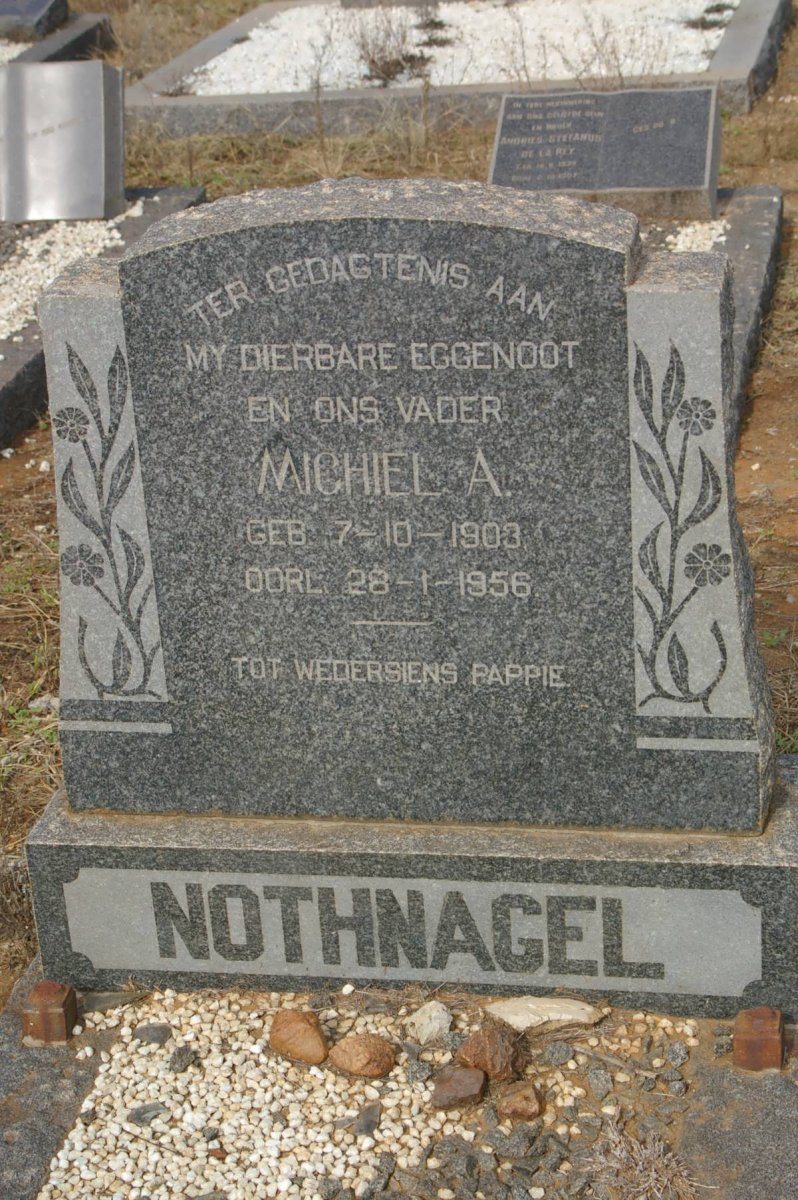 NOTHNAGEL Michiel A. 1903-1956