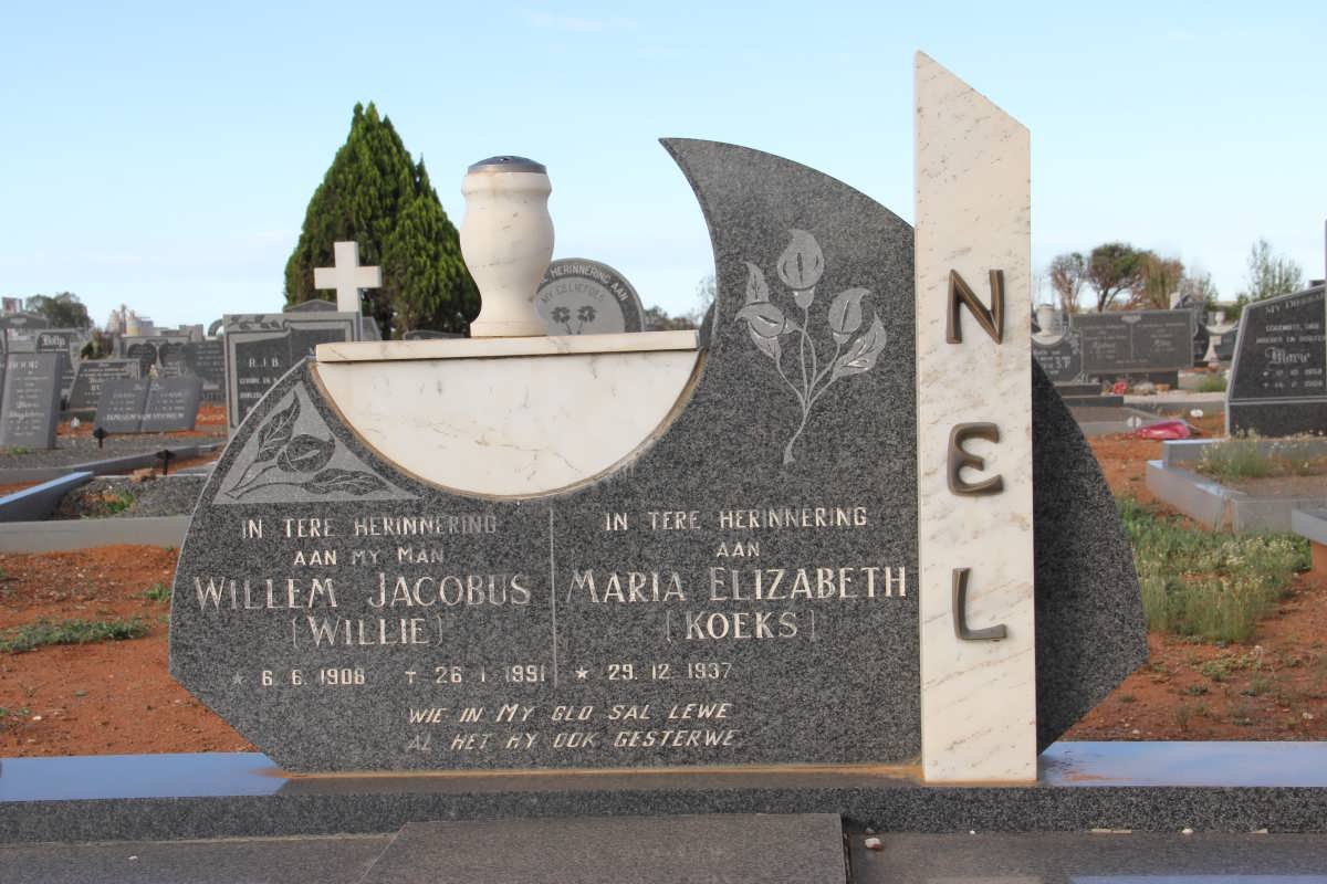 NEL Willem Jacobus 1908-1991 &amp; Maria Elizabeth 1937-