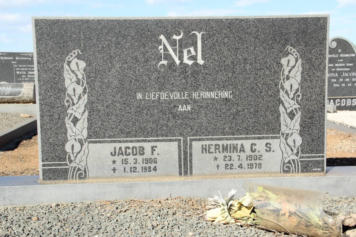 NEL Jacob F. 1906-1984 &amp; Hermina C.S. 1902-1978