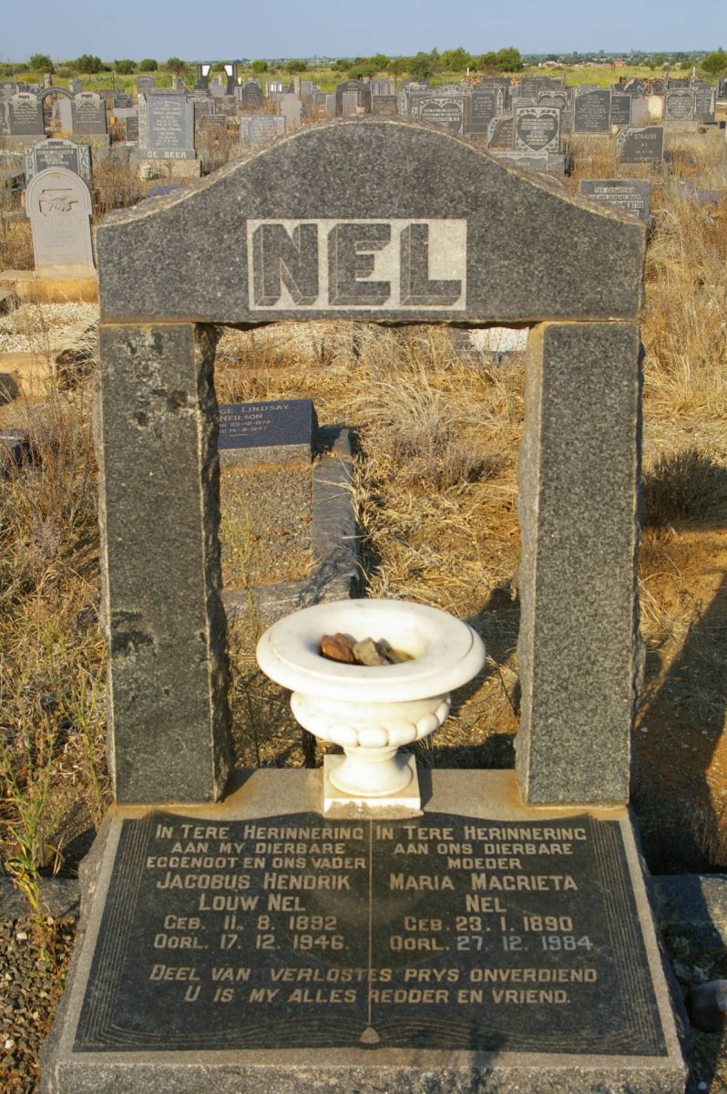 NEL Jacobus Hendrik Louw 1892-1946 &amp; Maria Magrieta 1890-1984