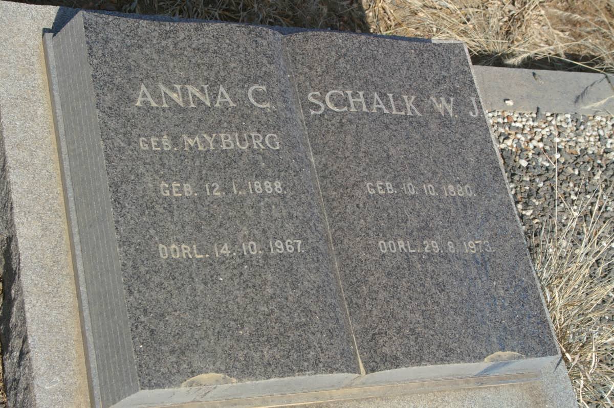 NIEKERK Schalk W.J., van 1880-1973 &amp; Anna C. MYBURG 1888-1967