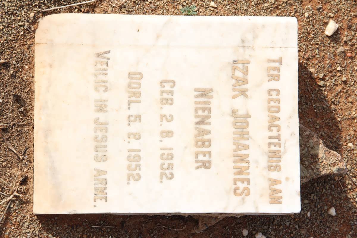 NIENABER Izak Johannes 1952-1952