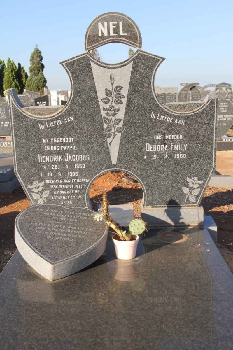 NEL Hendrik Jacobus 1959-1998 &amp; Debora Emily 1960-