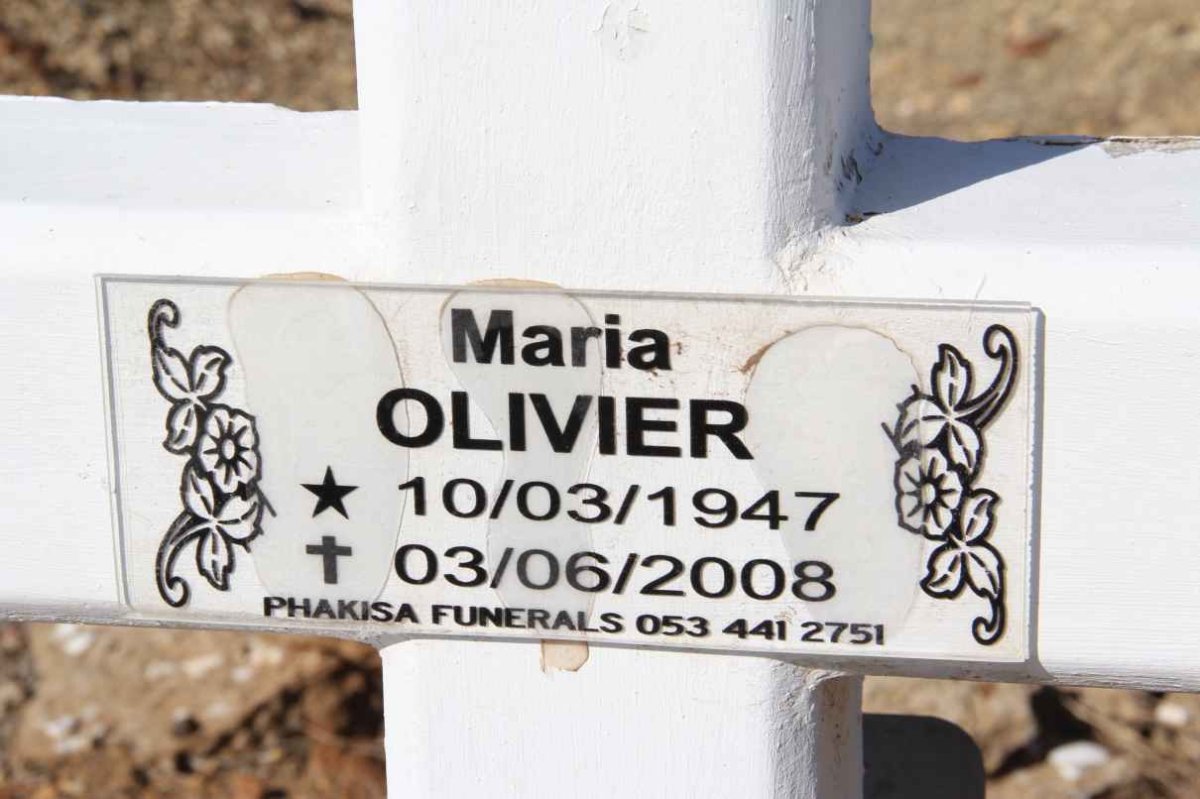 OLIVIER Maria 1947-2008