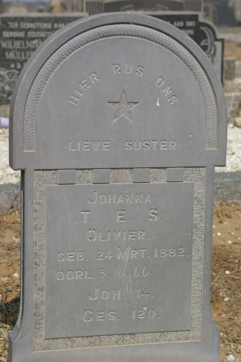 OLIVIER Johanna T.E.S. 1882-1966