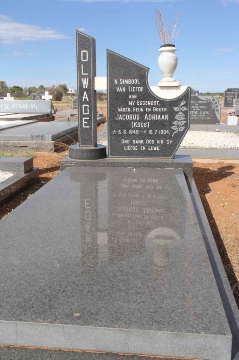 OLWAGE Jacobus Adriaan 1949-1994