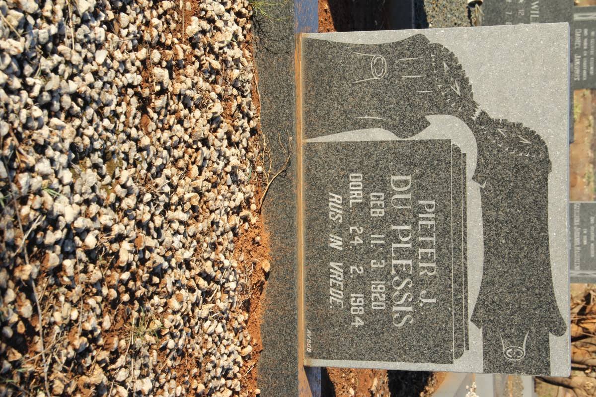 PLESSIS  Pieter J., du 1920-1984