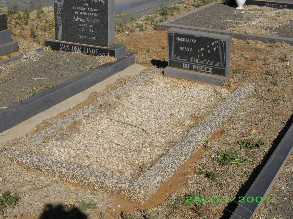 PREEZ Magdalena, du nee MARITZ 1923-1982