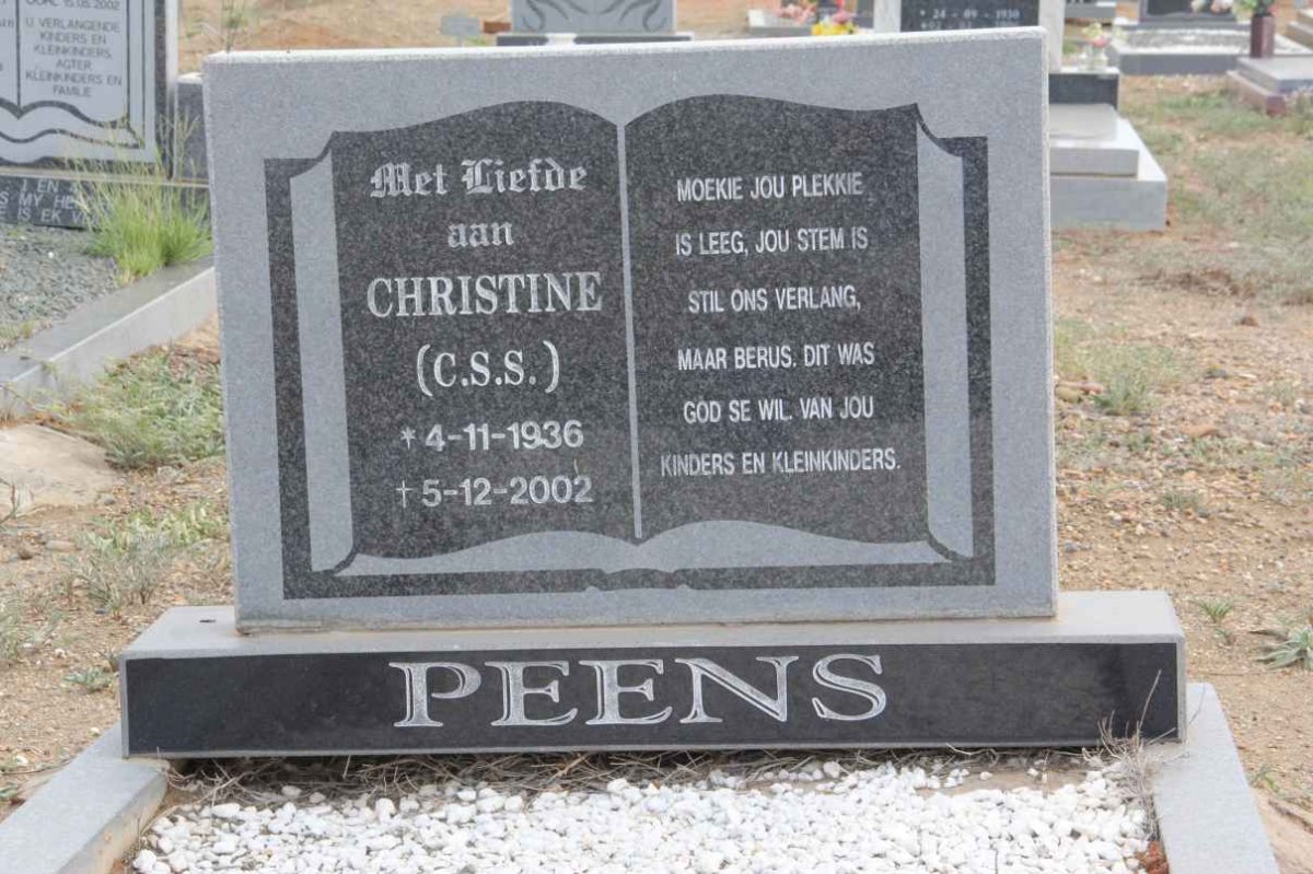 PEENS C.S.S. 1936-2002
