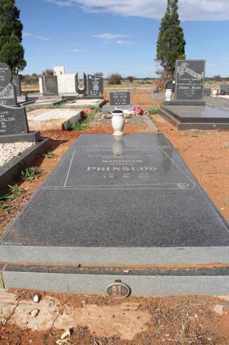 PRINSLOO Marthinus 1916-1993