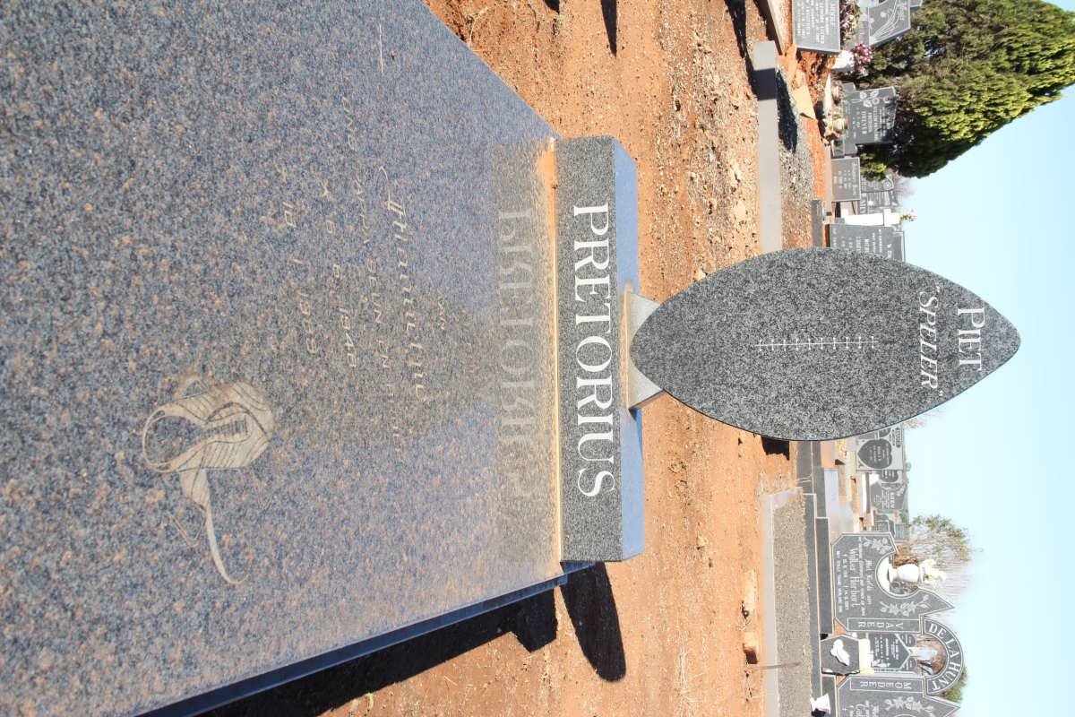 PRETORIUS Piet 1948-1989