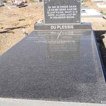 PLESSIS Daniel Stephanus, du 1941-2008 &amp; Francis Margaret 1943-