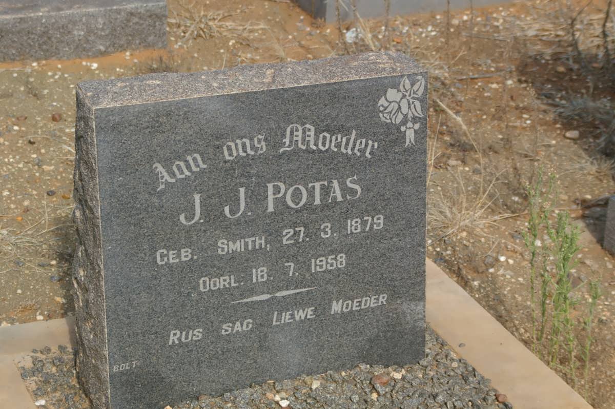 POTAS J.J. nee SMITH 1879-1958