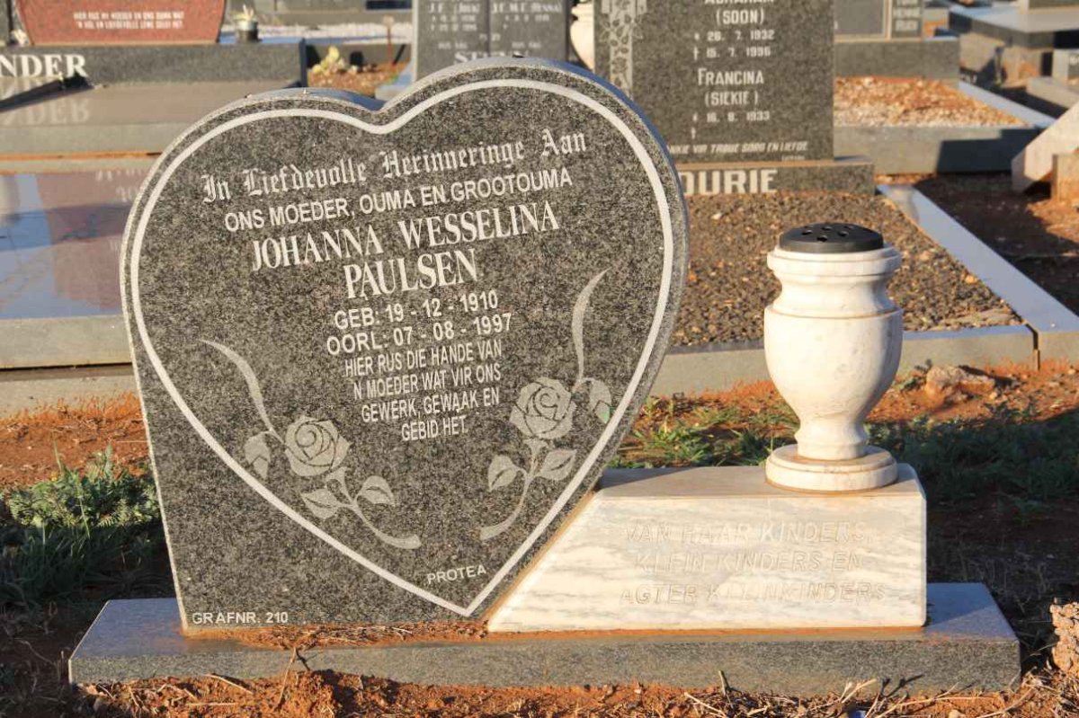 PAULSEN Johanna Wesselina 1910-1997