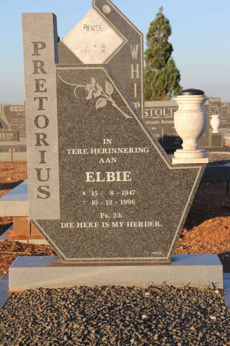 PRETORIUS Elbie 1947-1996
