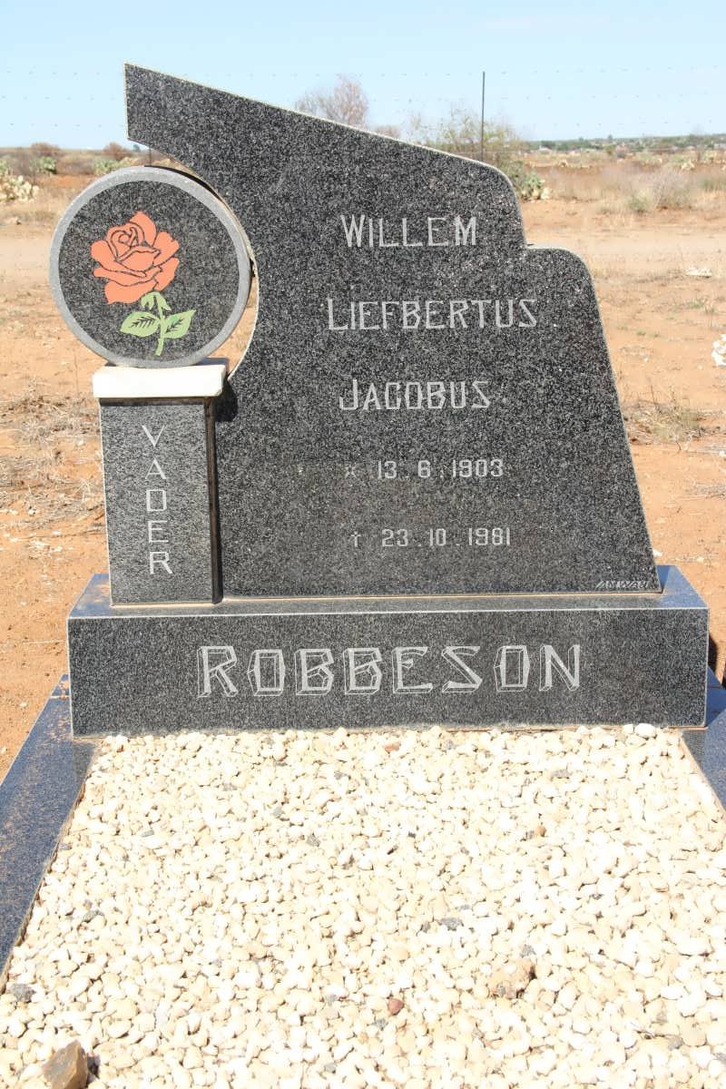 ROBBESON Willem Liefbertus Jacobus 1903-1981