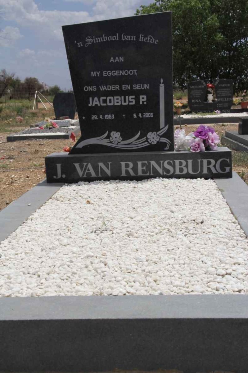 RENSBURG Jacobus P., J. van 1963-2006