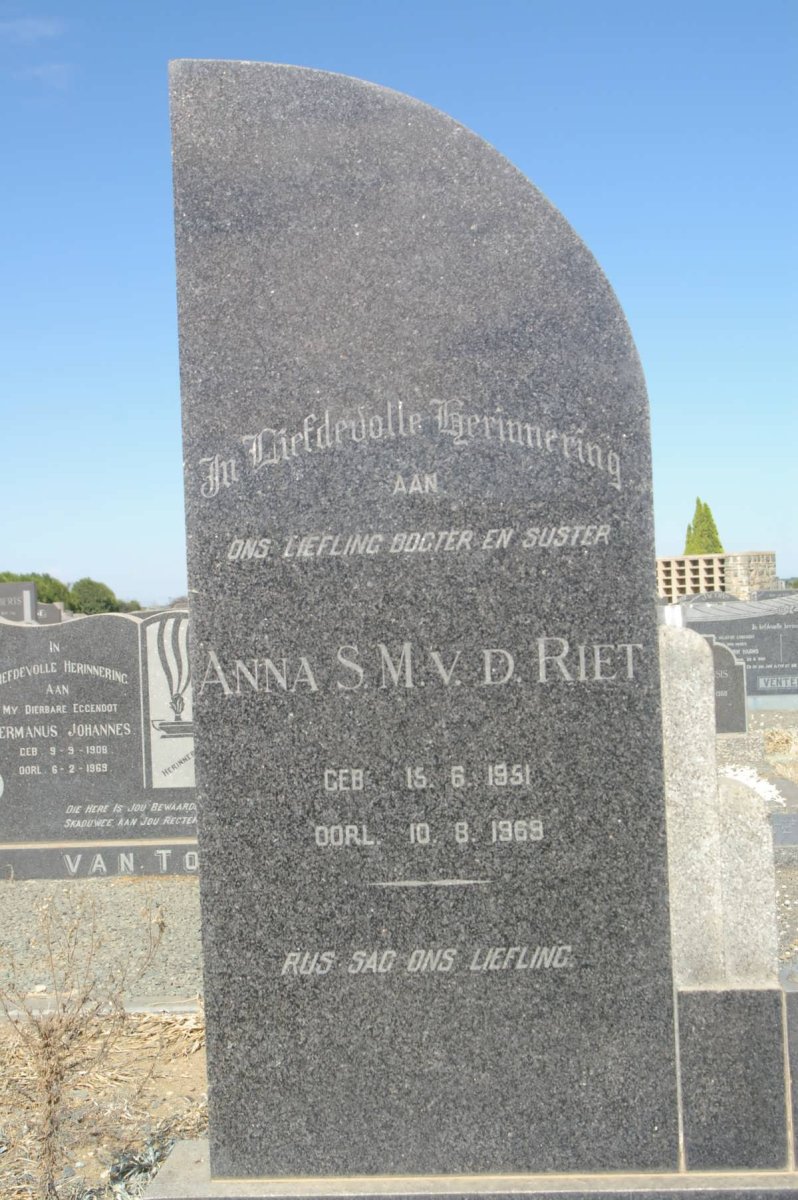 RIET Anna S.M., v.d. 1951-1969