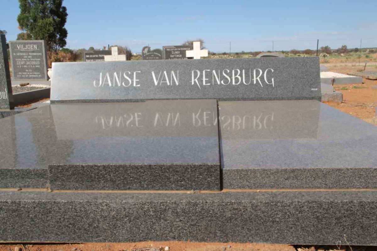 RENSBURG Jacobus Hendrikus, Janse van 1938-1993