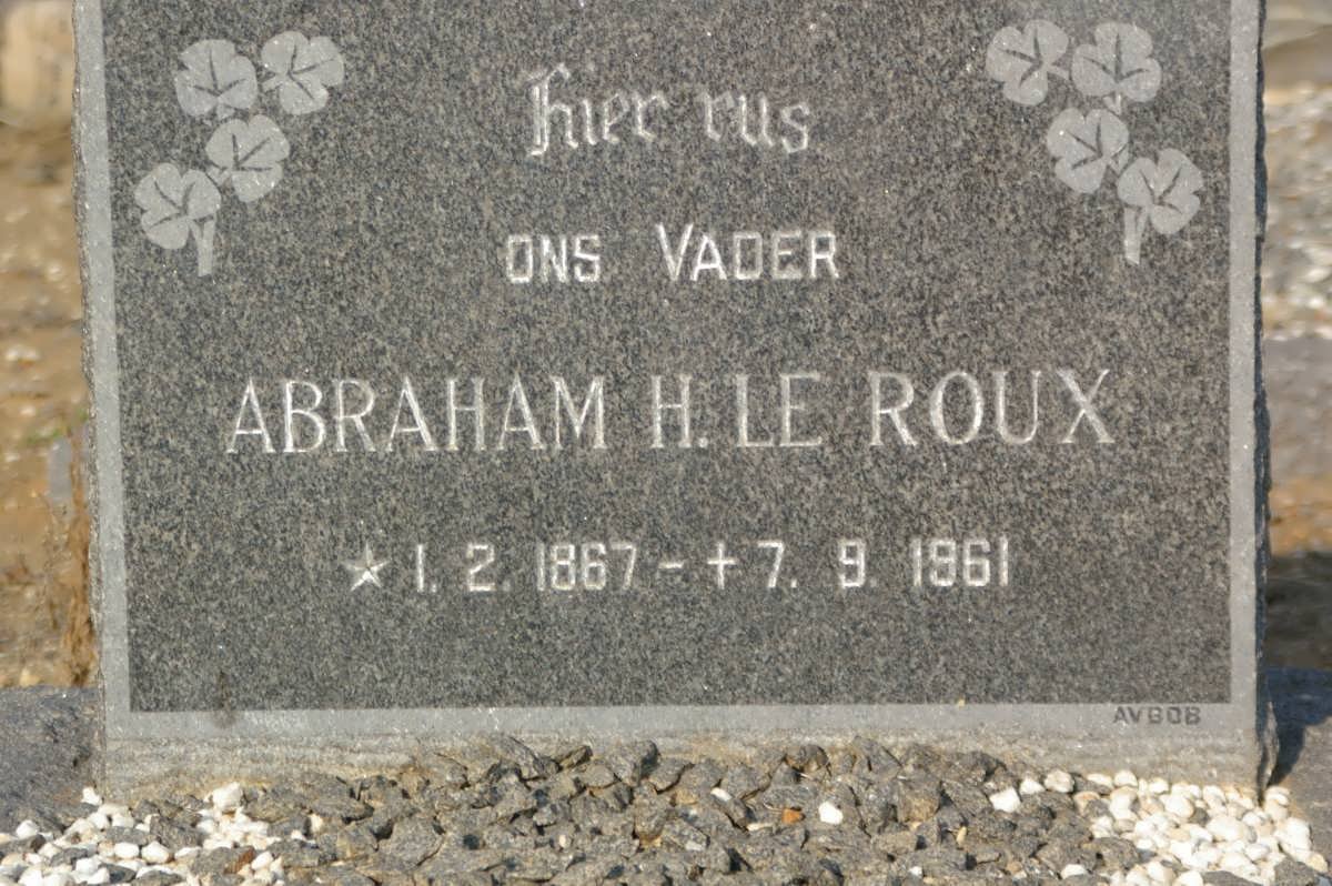 ROUX Abraham H., le 1867-1961