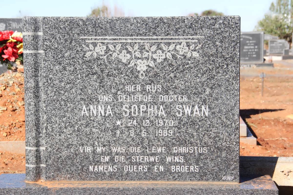 SWAN Anna Sophia 1970-1989