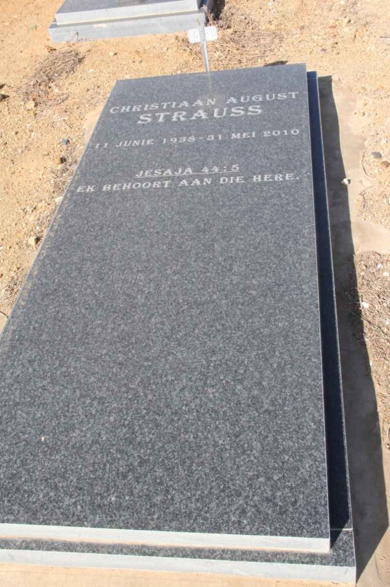 STRAUSS Christiaan August 1938-2010
