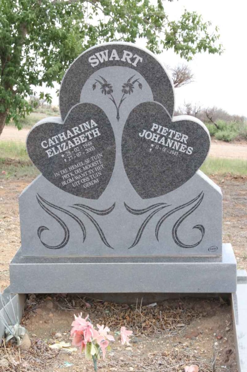 SWART Pieter Johannes 1947- &amp; Catharina Elizabeth 1948-2003