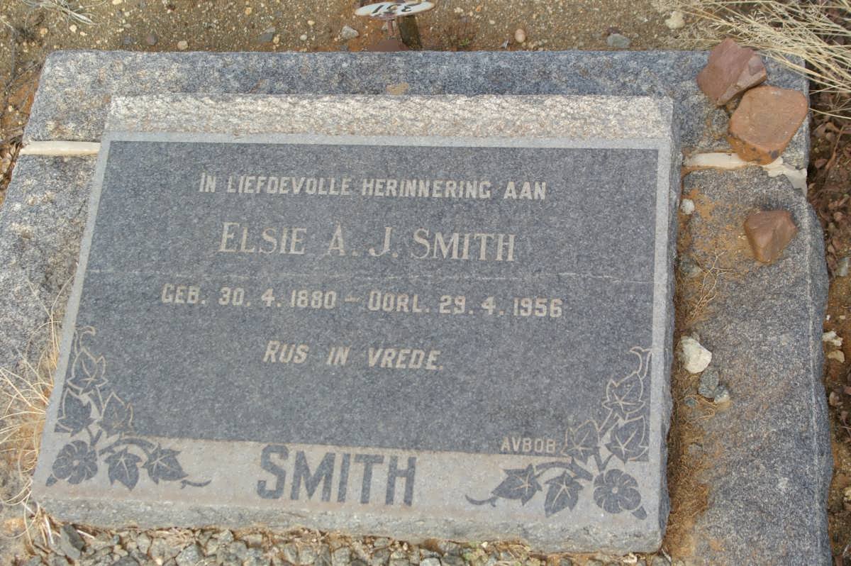 SMITH Elsie A.J. 1880-1956