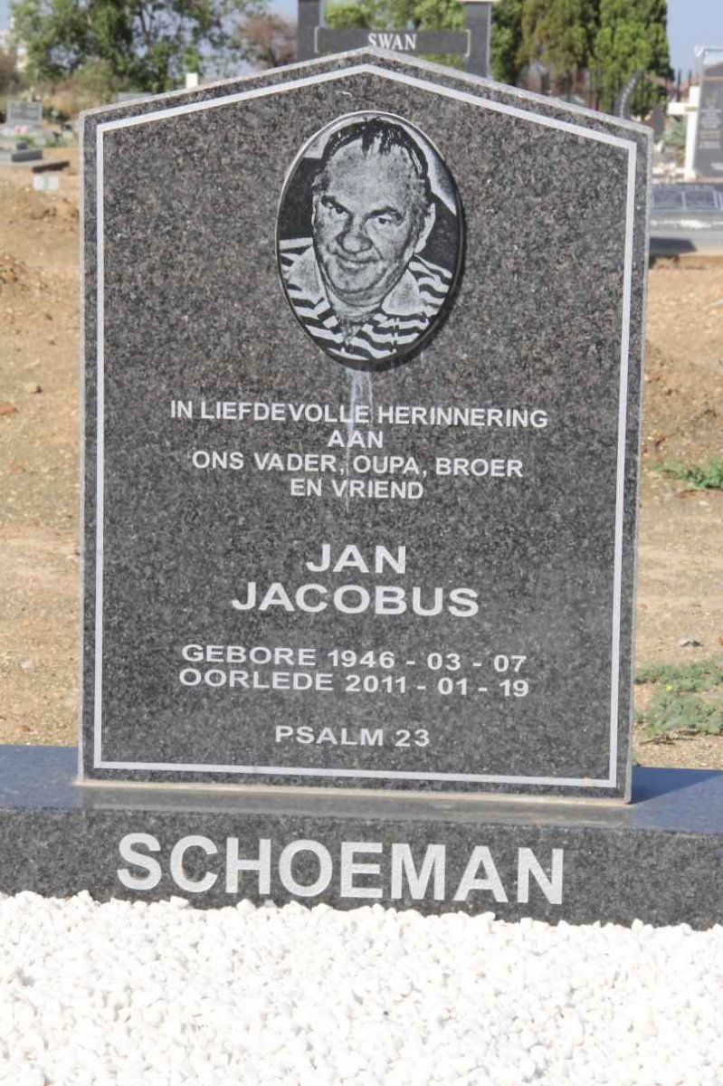 SCHOEMAN Jan Jacobus 1946-2011