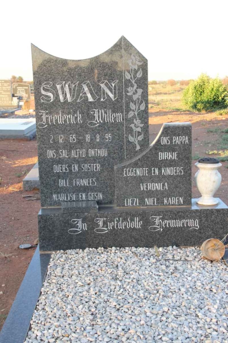 SWAN Frederick Willem 1965-1995