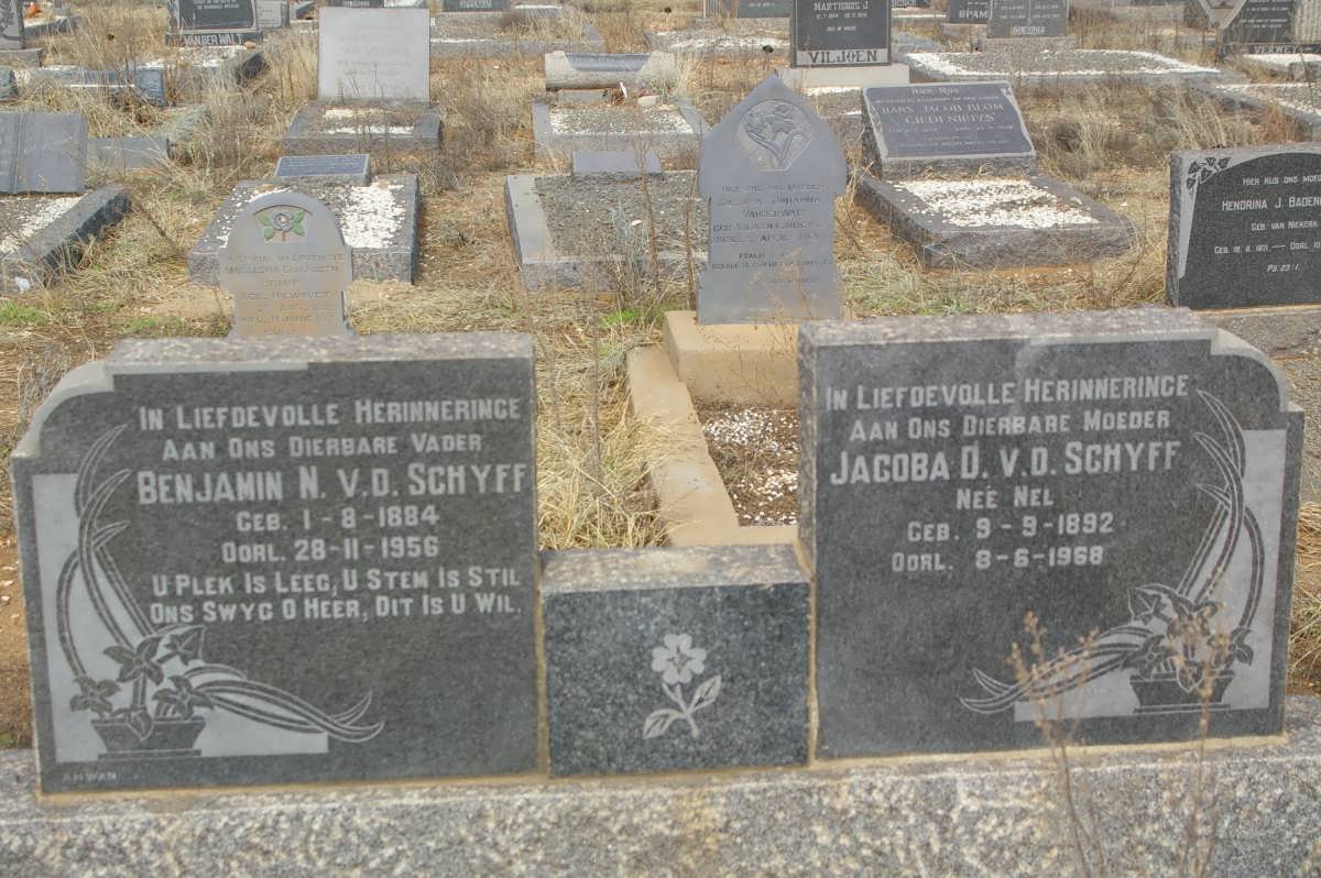 SCHYFF Benjamin N., v.d. 1884-1956 &amp; Jacoba D. NEL 1892-1968