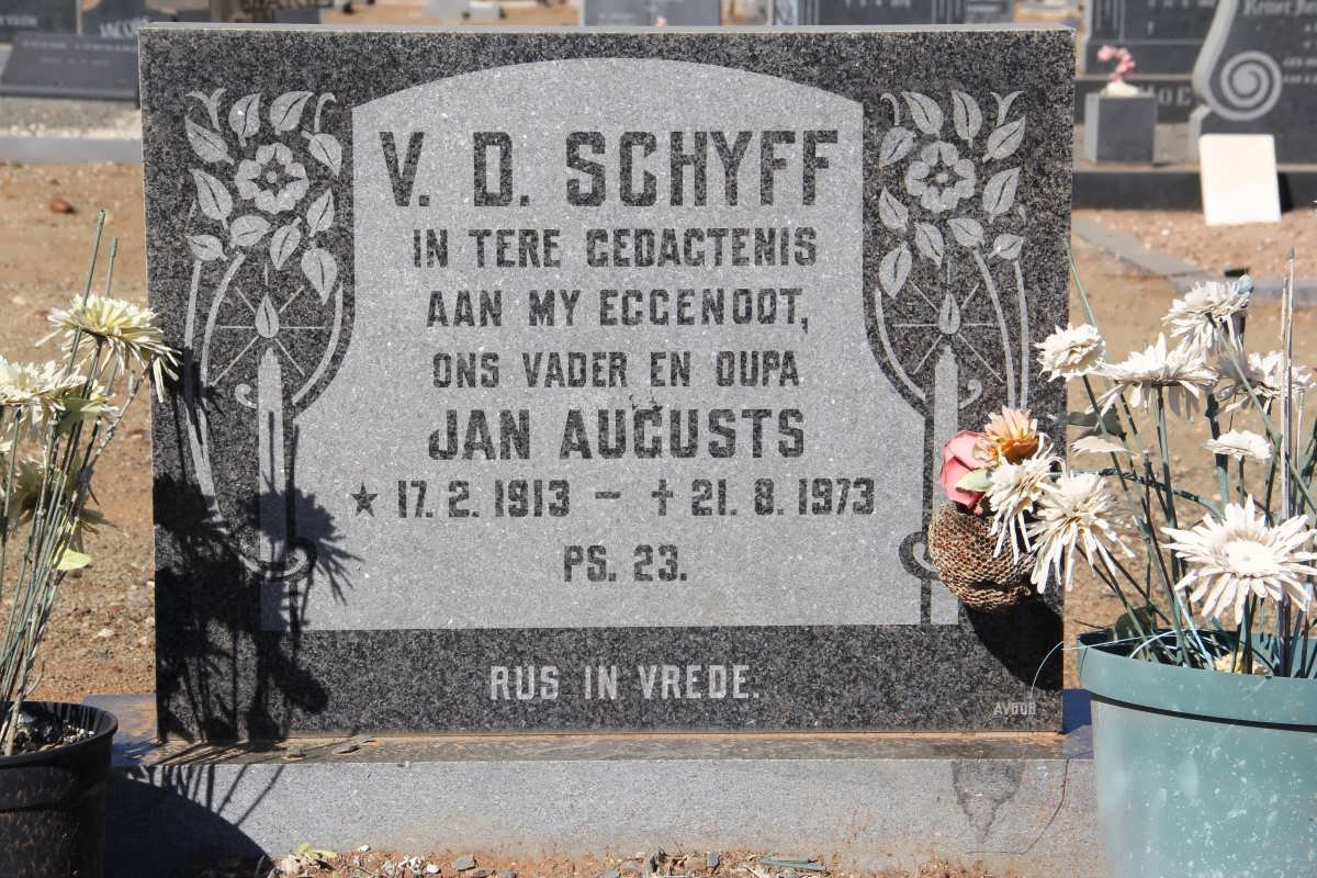 SCHYFF Jan Augusts, v.d. 1913-1973 &amp; Hester 1921-1984