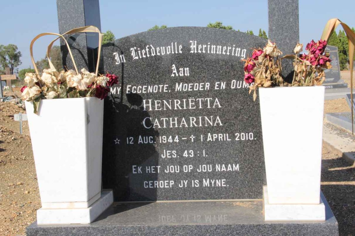 SWAN Henrietta Catharina 1944-2010