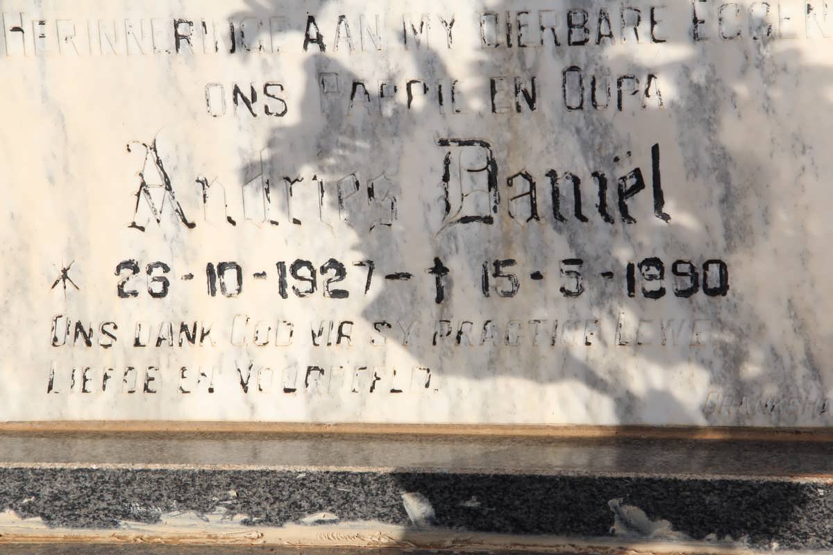 STOLTZ Andries Daniël 1927-1990