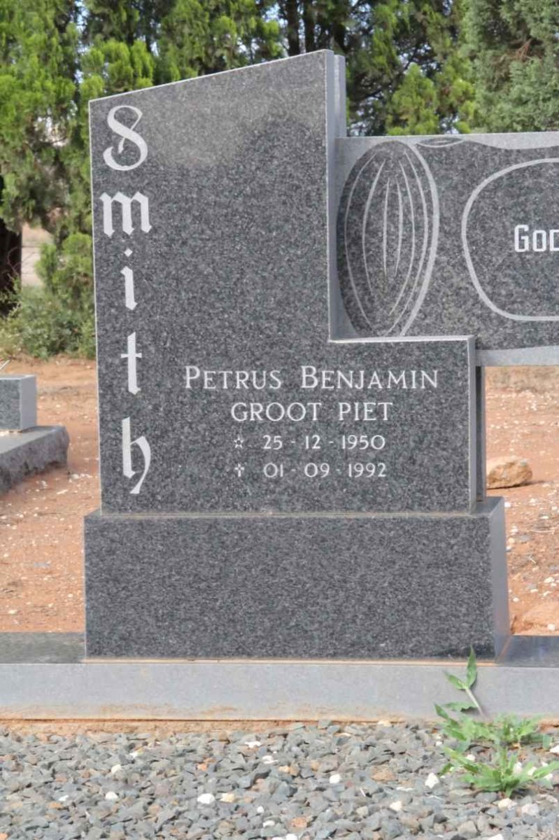 SMITH Petrus Benjamin 1950-1992
