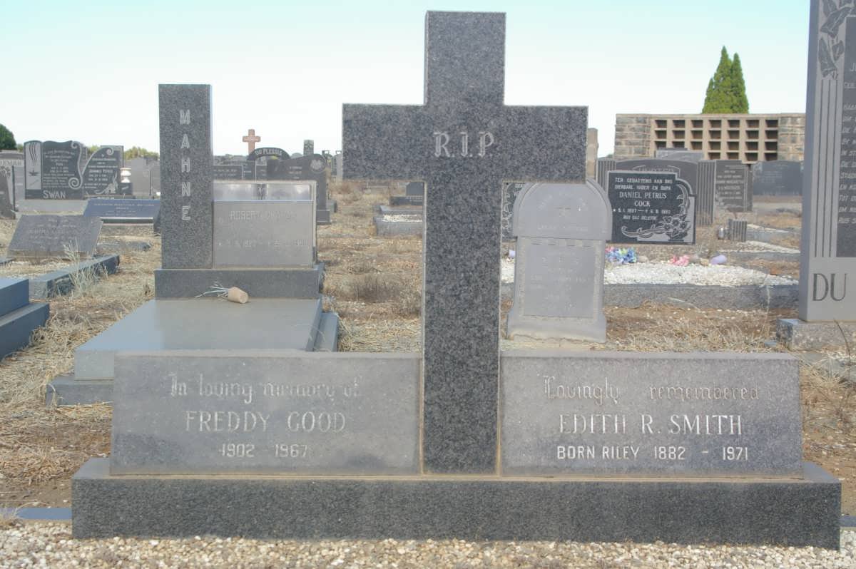 SMITH Edith R. nee RILEY 1882-1971 :: GOOD Freddy 1902-1967