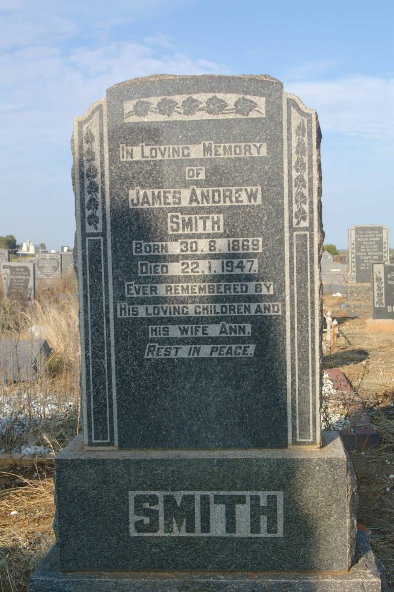 SMITH James Andrew 1869-1947