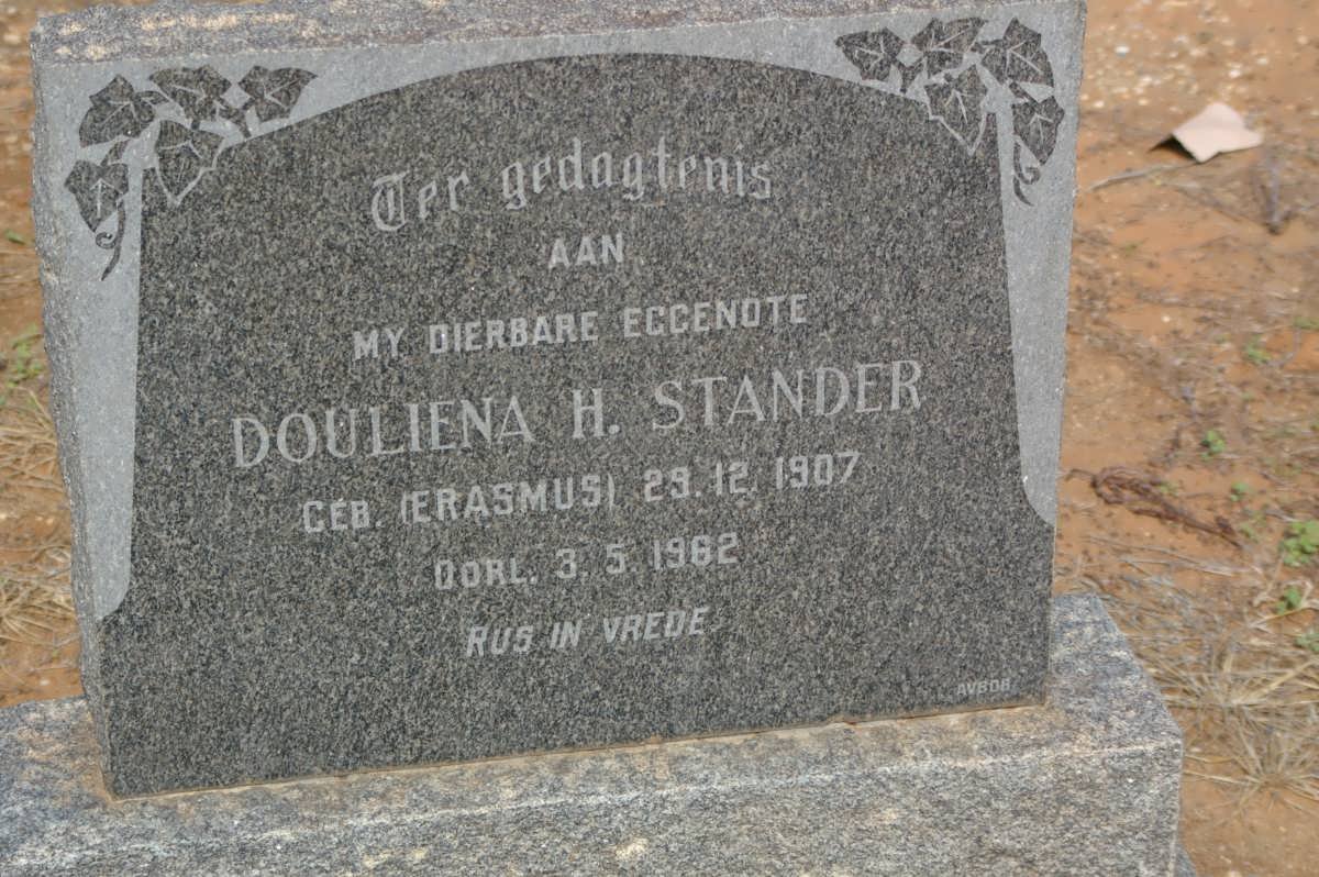 STANDER Douliena H. nee ERASMUS 1907-1962