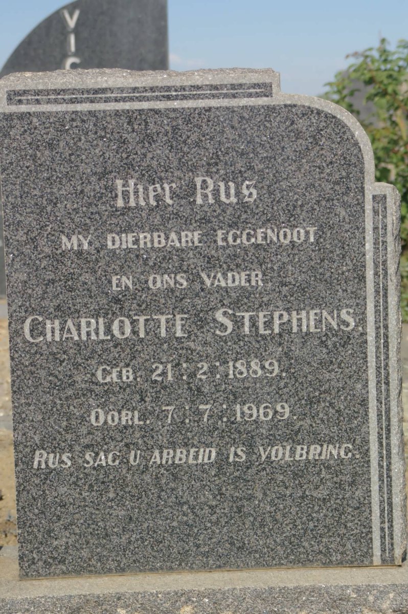 STEPHENS Charlotte 1889-1969